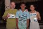 We're PADI Scuba Certified.  Photo with our Instructor, Arley
